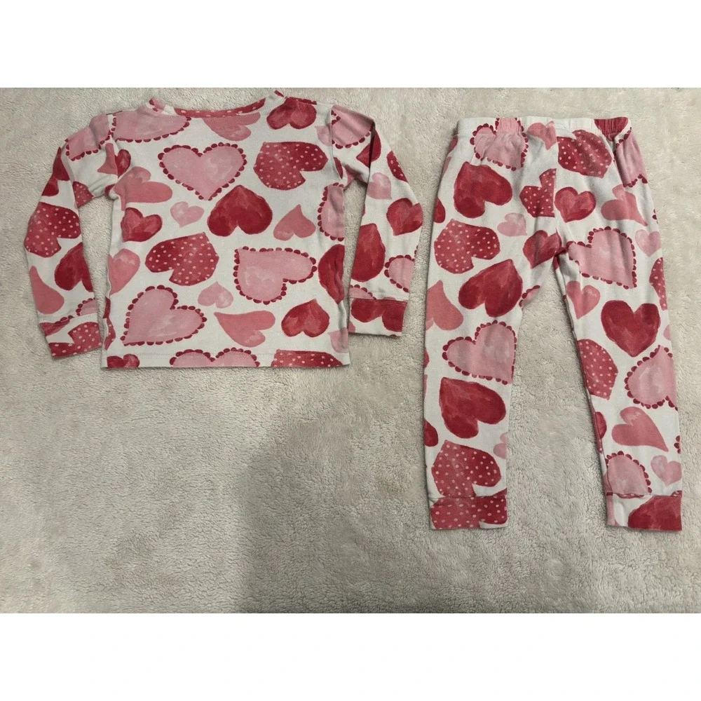 Toddler Girls Carter's & Barbie Pink Pajamas Lot Of 2- 3T‎